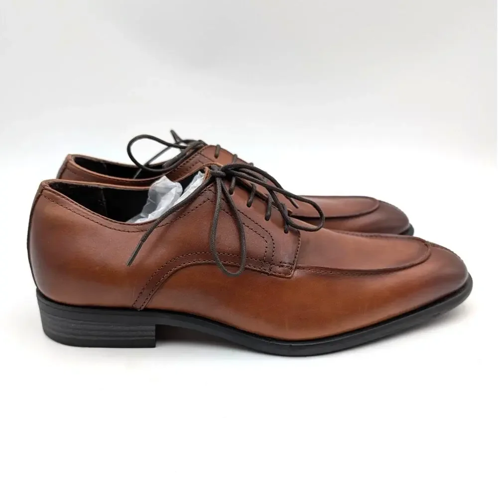 Nordstrom Lace-Up Oxford Dress Shoes Men's Brown Leather Size US9M EU42
